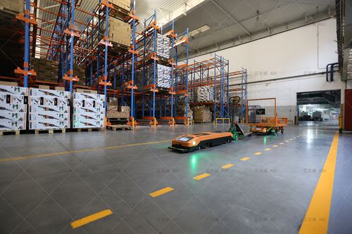 智能制造工廠中的 agv